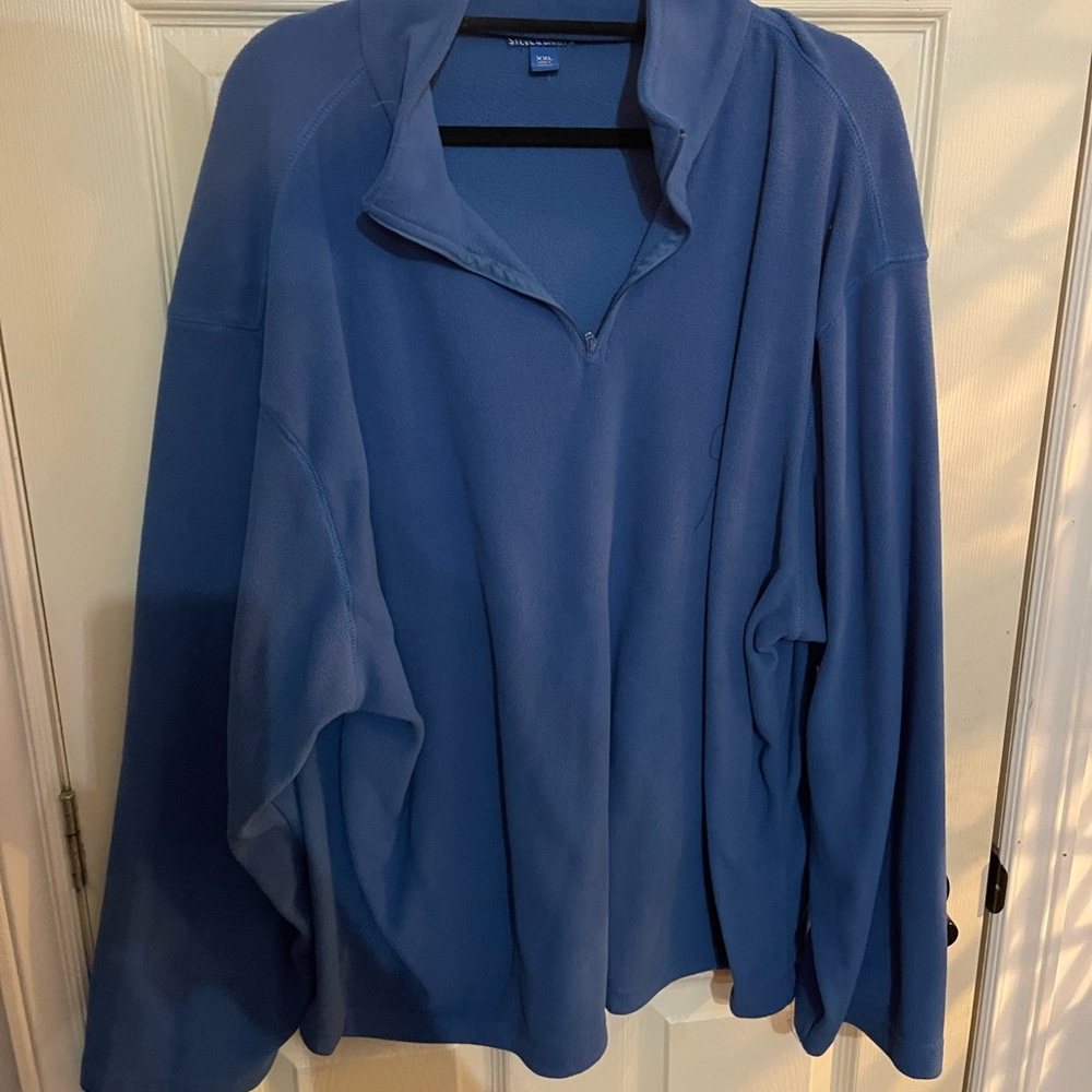 Blue Half Zip Sweater